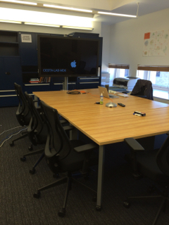 CESTA tables and television diaplay