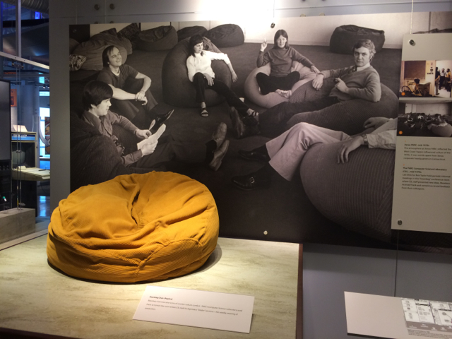 bean bag exhibit
