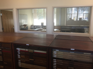 View of future conference room in the new space (A0101D)